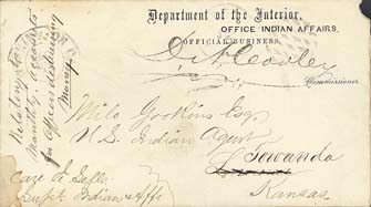 Click here to view larger image of Treasury Department circular, June 20, 1863, sent from Dennis Cooley to Milo Gookins.