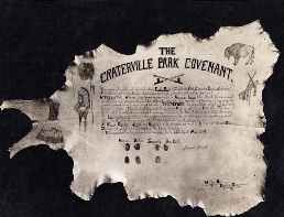 Click here for a larger view of the Craterville Park Covenant.